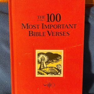 The 100 Most Important Bible Verses - New Paper Back Book